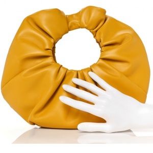 MANSUR GAVRIEL
Lambskin Mini Scrunchie Bag Sun
